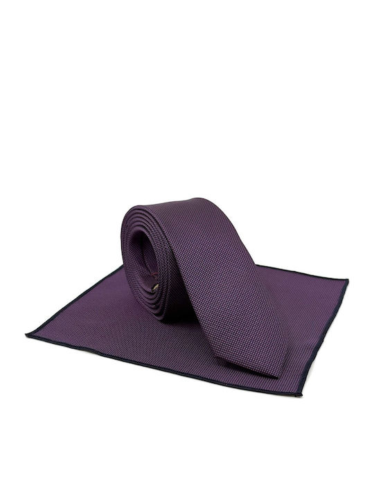 Legend Men's Men's Tie Set Printed in Purple Color