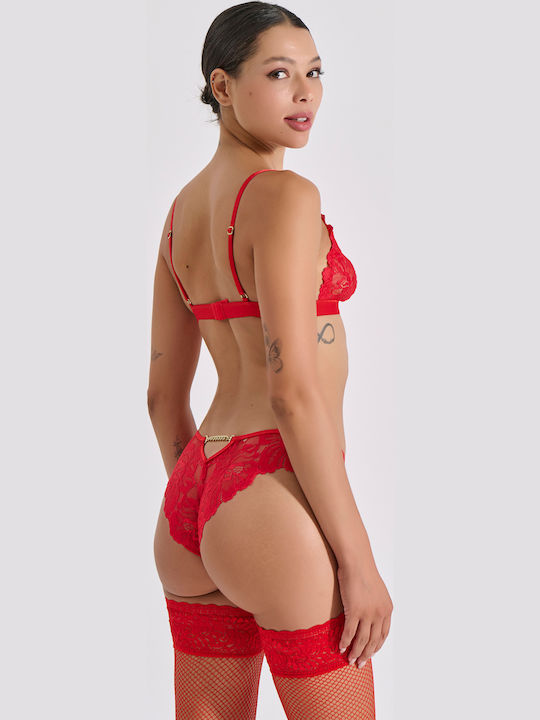 Milena by Paris Bralette Σουτιέν Κόκκινο
