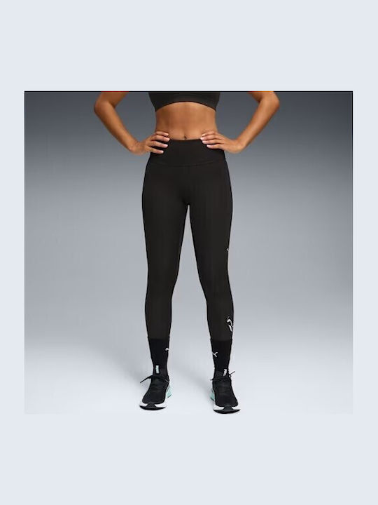 High Waist Training Women's Long Black Leggings