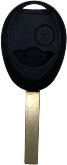 Car Key Shell with Blade with 2 Buttons for Mini Cooper