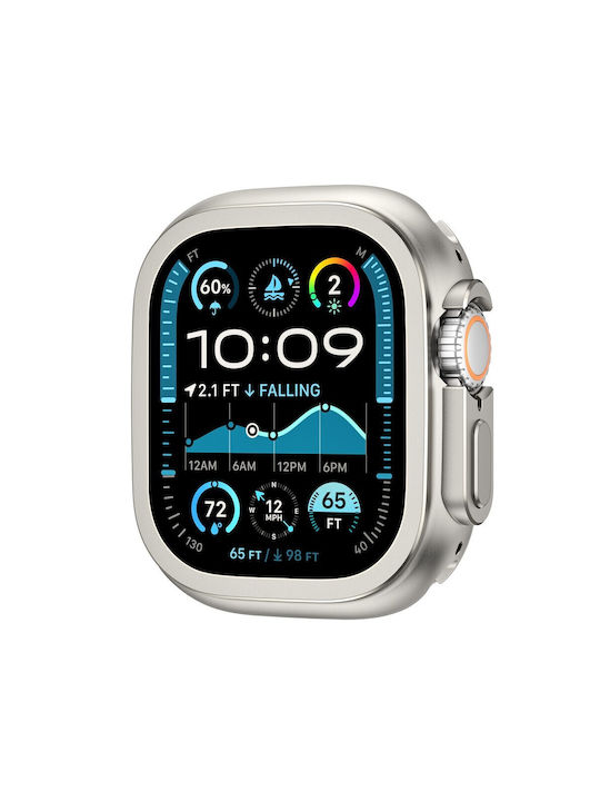 Premium Μεταλλική Θήκη Titanium για Apple Watch Ultra 2, Apple Watch Ultra 49mm Premium Μεταλλική Θήκη Titanium για Apple Watch Ultra 2, Apple Watch Ultra 49mm