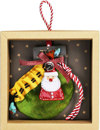 Kalliopi Silver Hanging Ceramic New Year's Lucky Charm