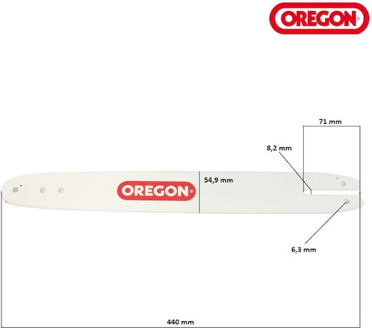 Oregon Kettensägeblatt 27,5 Zähne 3/8 Pitch 40cm 1,3mm