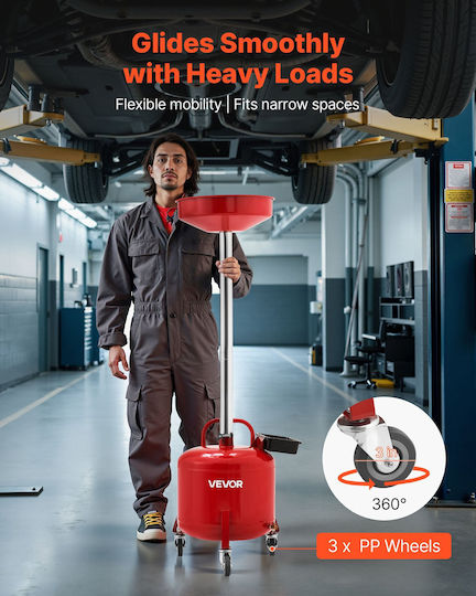 Vevor Manual Oil Can with 30 Liter Capacity