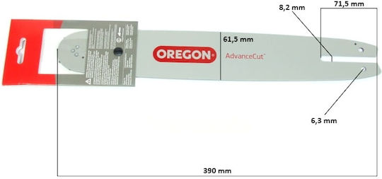 Oregon Chainsaw Parts Blade 25 Teeth 3/8 Pitch 35cm 1.3mm