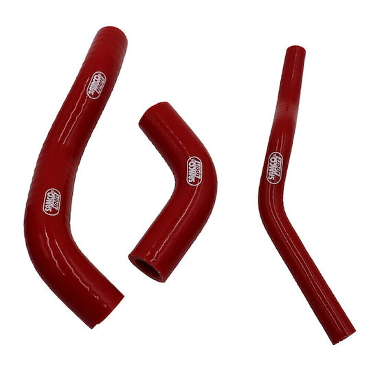 Set Silicone Motorcycle Engine Hoses for Yamaha Crypton-X 135 Red