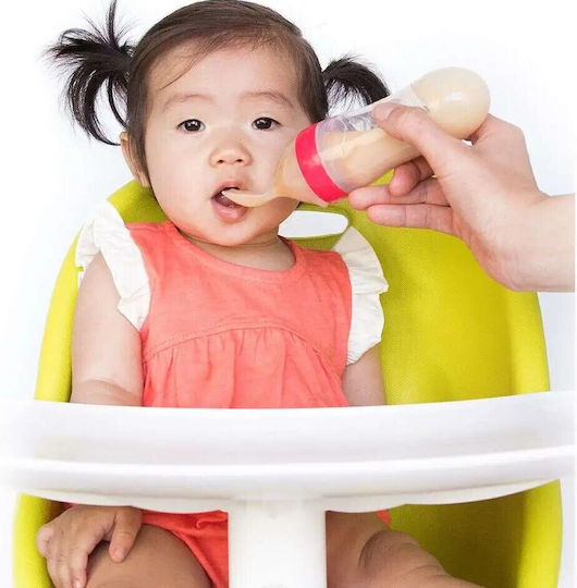Nuby Squeeze Feeder Bottle with Spoon Tip 1 Piece 3m+ Green