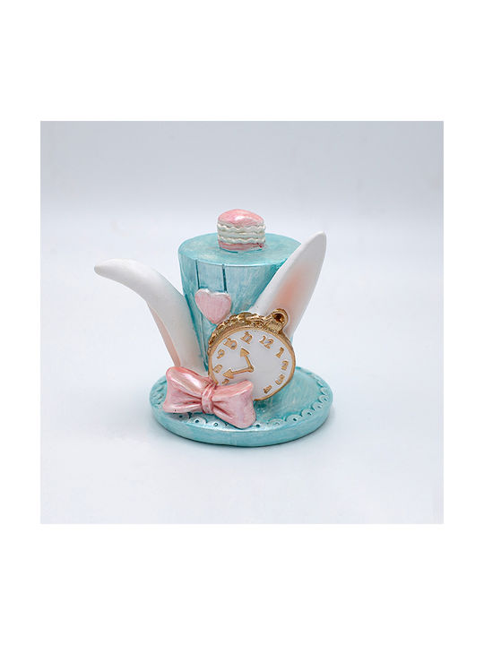 Estheti Decorative Polyresin Hat Rabbit Ears Blue 9x8.5cm 2 Pieces 600-46915