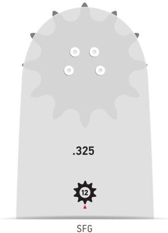 Chainsaw Blade + 2 Oregon Chains 36 Teeth 3.25 Pitch 45cm 1.5mm Original