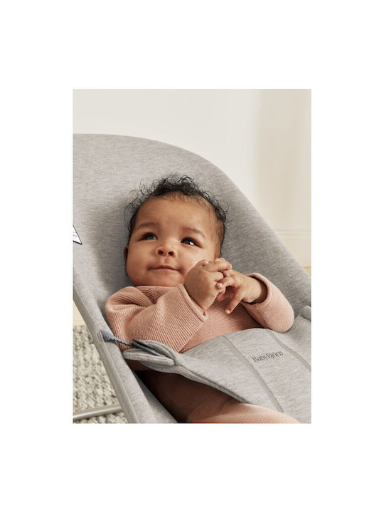 BabyBjorn Ръчен Релакс Бебе Bliss Sand Grey за Дете до 13кг