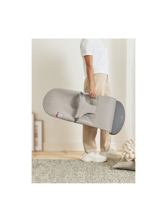 BabyBjorn Ръчен Релакс Бебе Bliss Sand Grey за Дете до 13кг
