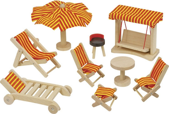 Goki Garden Furniture Mobilier pentru căsuță de păpuși