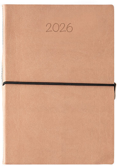 Linardatos Daily Planner Wiggly 2026 Orange 12x17cm