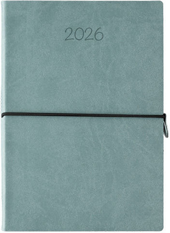 Daily Diary Wiggly 2026 14x21cm Mint Green
