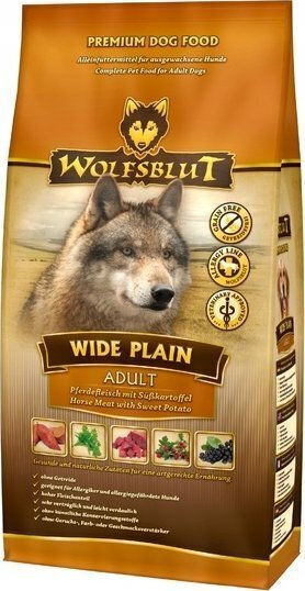 Wolfsblut Wide Plain Horse Adult 12,5 Kg Wb005 Pet Supplies