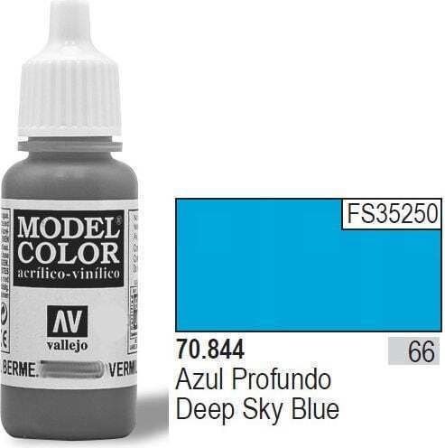 Acrylicos Vallejo Model Χρώμα Μοντελισμού Deep Sky Blue 17ml
