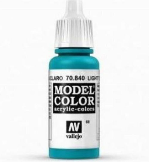 Acrylicos Vallejo Model Χρώμα Μοντελισμού Light Turquoise 17ml