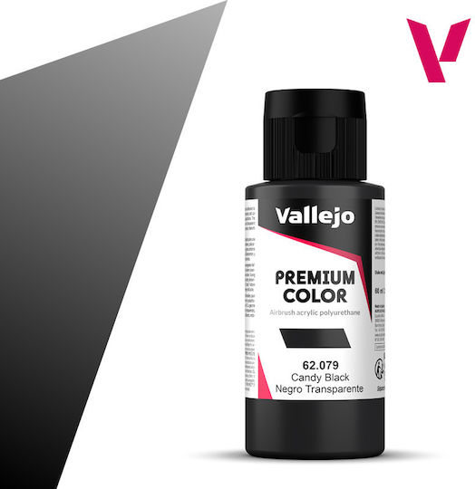 Acrylicos Vallejo Цвят За Моделиране Спрей В Черен Цвят 60ml
