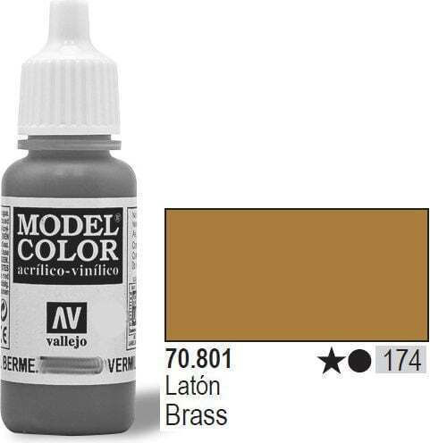 Acrylicos Vallejo Model Боя за Моделизъм Brass 3259 17мл