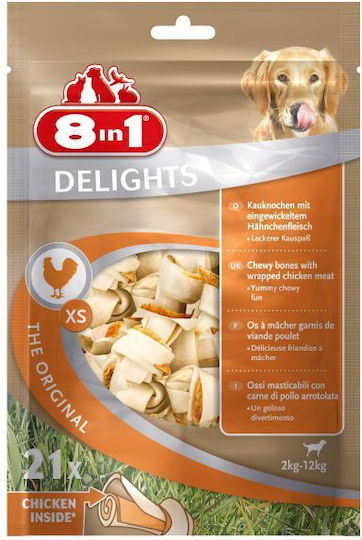8in1 Dog Treat with Chicken and Meat 12kg 21pcs