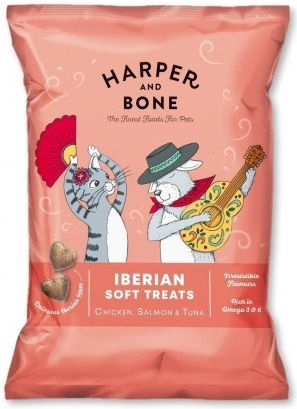 Harper and Bone Dog Treat with Pork, Ham and Beef 90gr