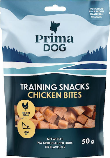 Prima Dog Λιχουδιά Εκπαίδευσης Σκύλου με Κοτόπουλο 50gr