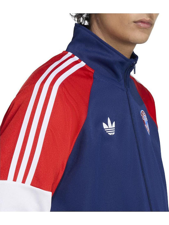 Track Top Cardigan pentru Bărbați Albastru