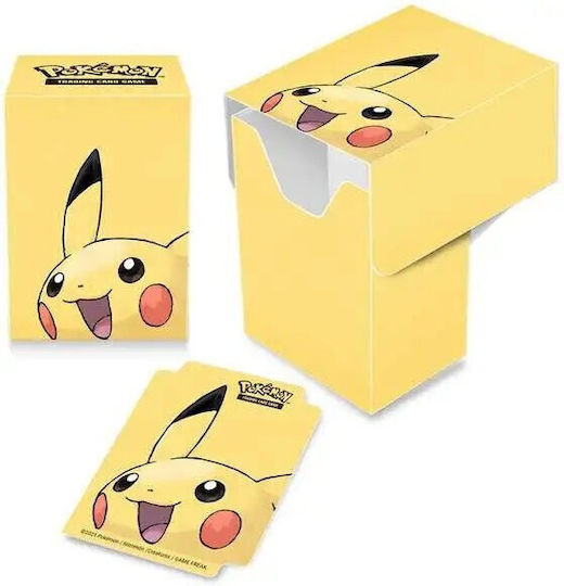Ultra Pro Pikachu Pokemon Deck Box Standard Size Yellow