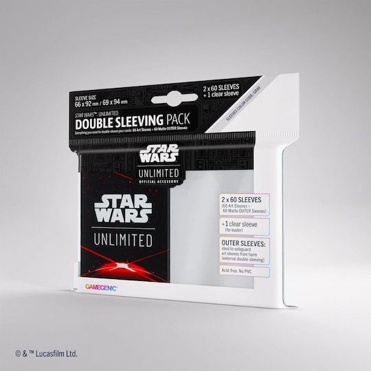 Gamegenic Star Wars Kartenhüllen Standardgröße 120 Stück Rote