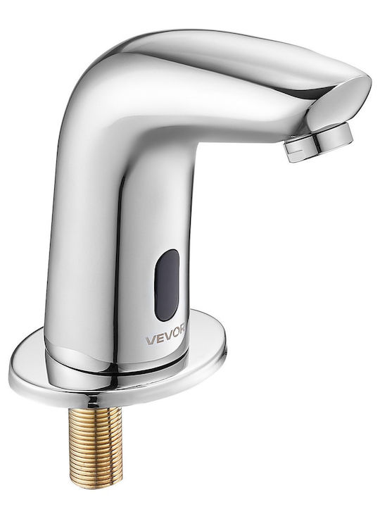 Vevor Automatic Sensor Bathroom Faucet Chrome Detection Range 16 Cm Dltdlwsbzdte4kzm5002v9