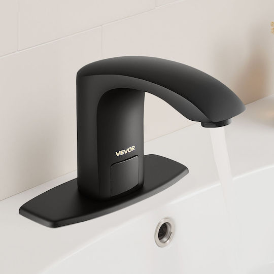 Vevor Senzor de Flux Automat de Apă pentru Baie Negru Mat 16 X 4.5 X 13 Cm Dltlrwsbzdhxexa3g002v9