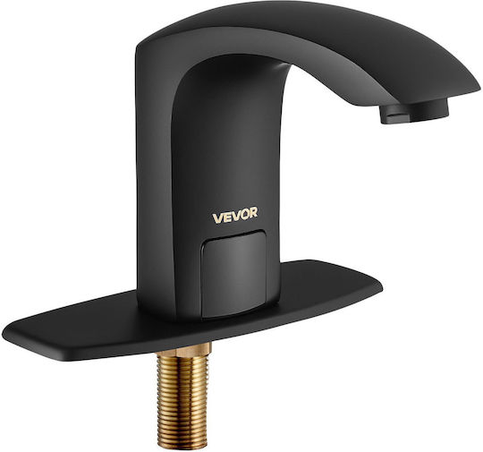 Vevor Senzor de Flux Automat de Apă pentru Baie Negru Mat 16 X 4.5 X 13 Cm Dltlrwsbzdhxexa3g002v9