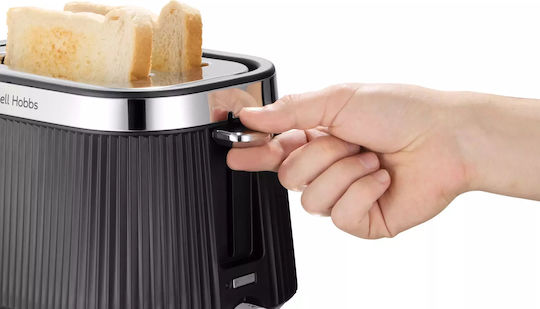Russell Hobbs Brontë Φρυγανιέρα 2 Θέσεων 980W Μαύρη
