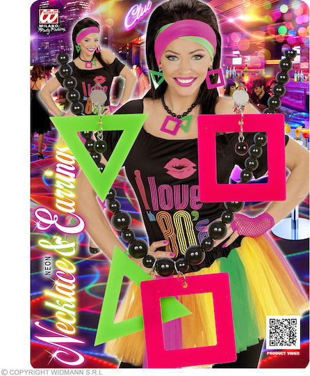 Set Colier cu Cercei Accesoriu de Carnaval Widmann W-05838