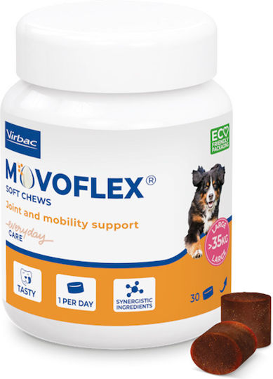 Virbac Movoflex Πολυβιταμίνες Σκύλου σε Δισκία 30 tabs για Αρθρώσεις