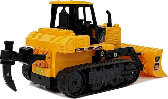 Lean Toys Μπουλντόζα Τηλεκατευθυνόμενος Εκσκαφέας Κίτρινο