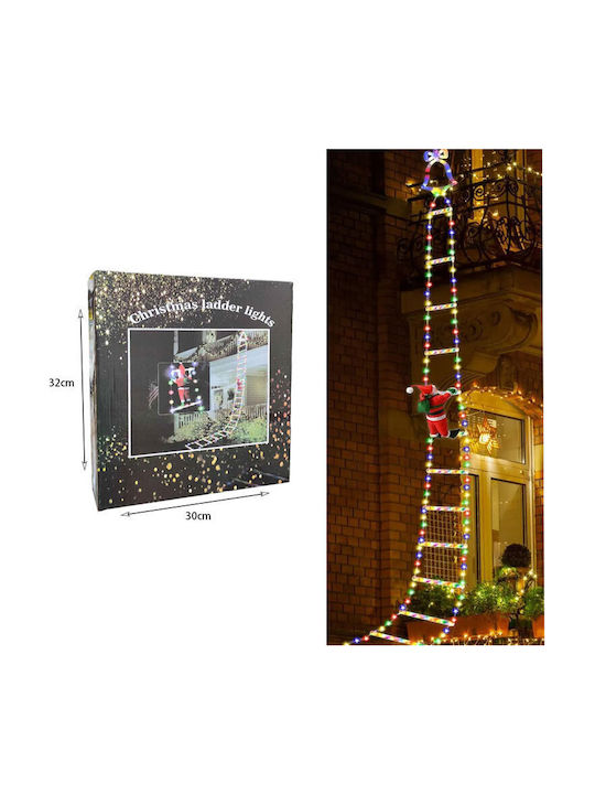 Illuminated Christmas Figure Ladder Length 150cm