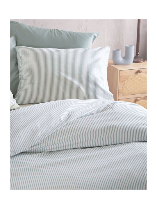 Rythmos Duvet Cover Set Cotton Single with Pillowcase 160x250 Motiv Veraman