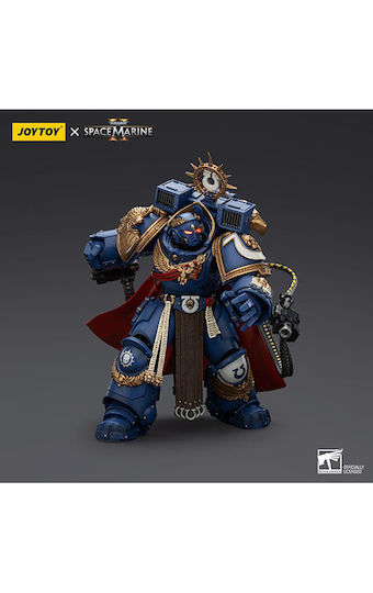 Warhammer 40000 Ultramarines Marneus Calgar Chapter Master Armură Mkx Gravis Mănuși Ultramar Figurină de Acțiune 20cm