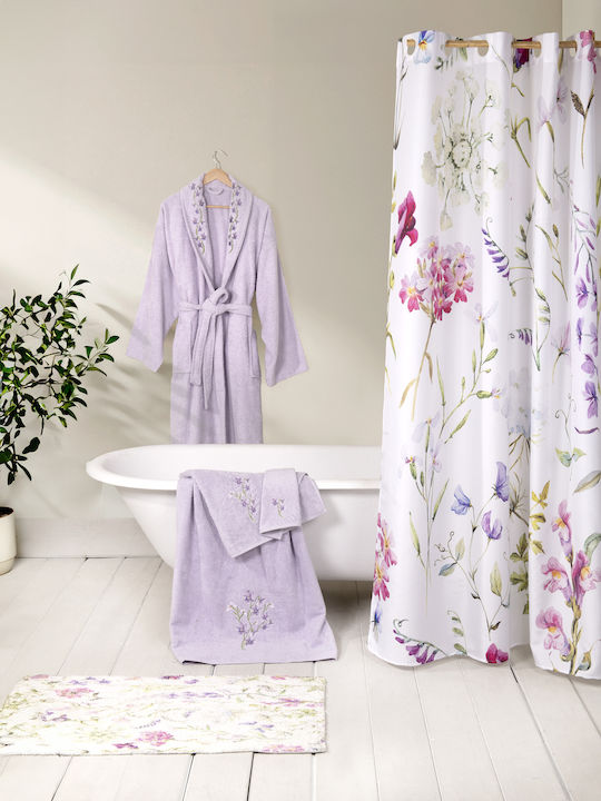 Μπουρνούζι Κουκούλα – Large – Merida Nima Home 100% Cotton 380 Gsm Large