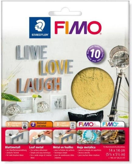 Staedtler Fimo Leaf Metal Gold Gold Leaf 14x14cm