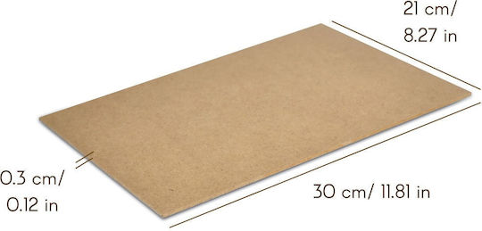 Creative Deco 5 X A4 Mdf Board 300 X 210 X 3 Mm Mdf Boards Diy Crafts Perfect Pyrography Laser Cutting Modeling Milling Cnc Plotter Jigsaw