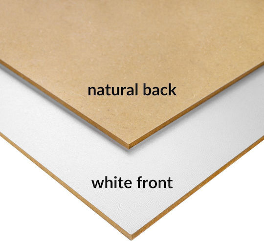 Creative Deco 10 X Placă MDF A4 Albă 300 X 210 X 3 Mm Plăci MDF Meșteșuguri DIY Perfecte Pirografie Tăiere cu Laser Modelare Frezare CNC Plotter Fretă