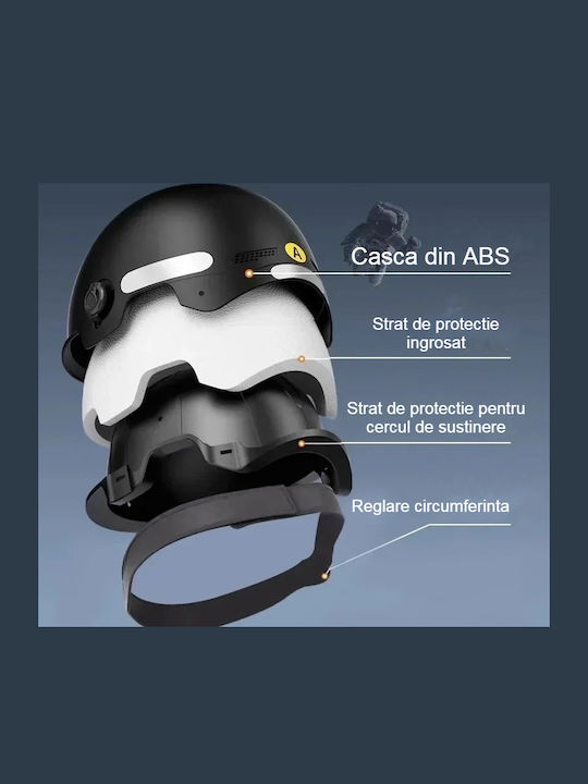 FIXATO Cască Moto Jet