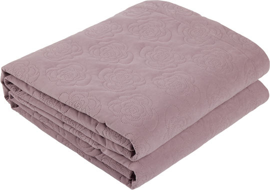 Das Home 0289 Coverlet Queen Size Microfiber Lilac 240x250cm