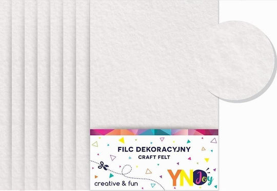 Decorative Felt White Ynj Noster