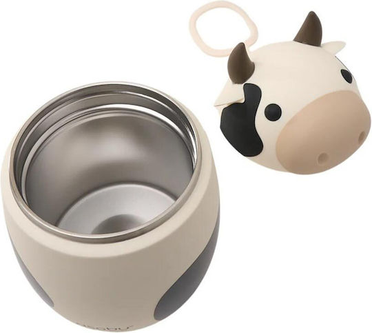 Asobu Plastic Kids' Food Container 0.6lt Insulated Cow