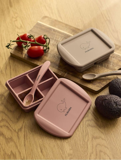 Filibabba Πλαστικό Παιδικό Δοχείο Φαγητού Frozen 0.27lt Ροζ
