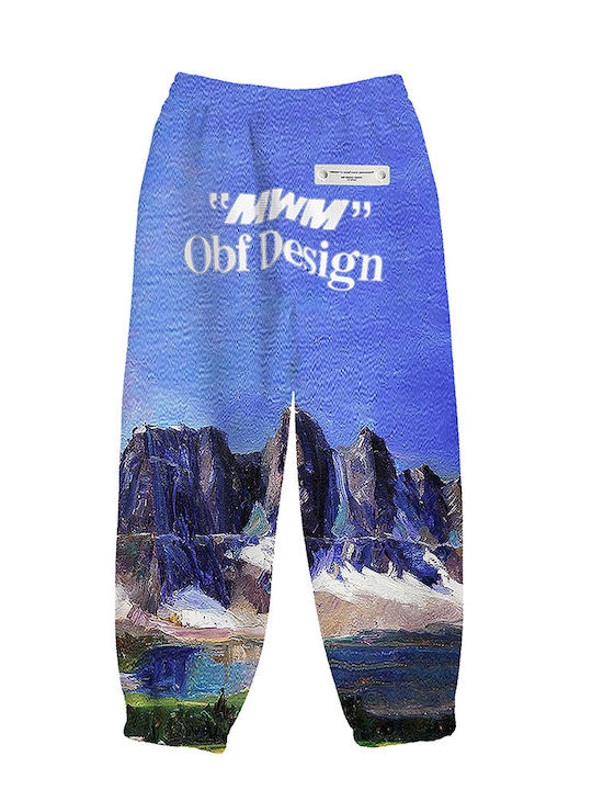 Herren-Sweatpants mit Elastik Mehrfarbig