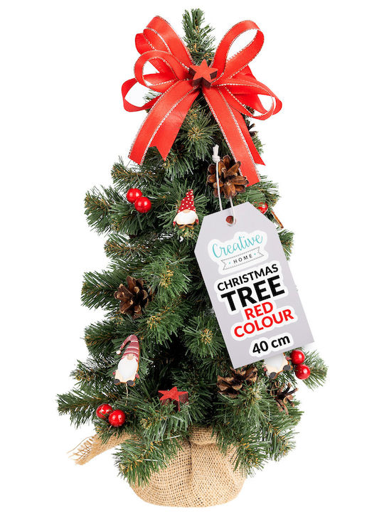 Weihnachtsdekoration Baum Klassisch 40cm Verziert Grün